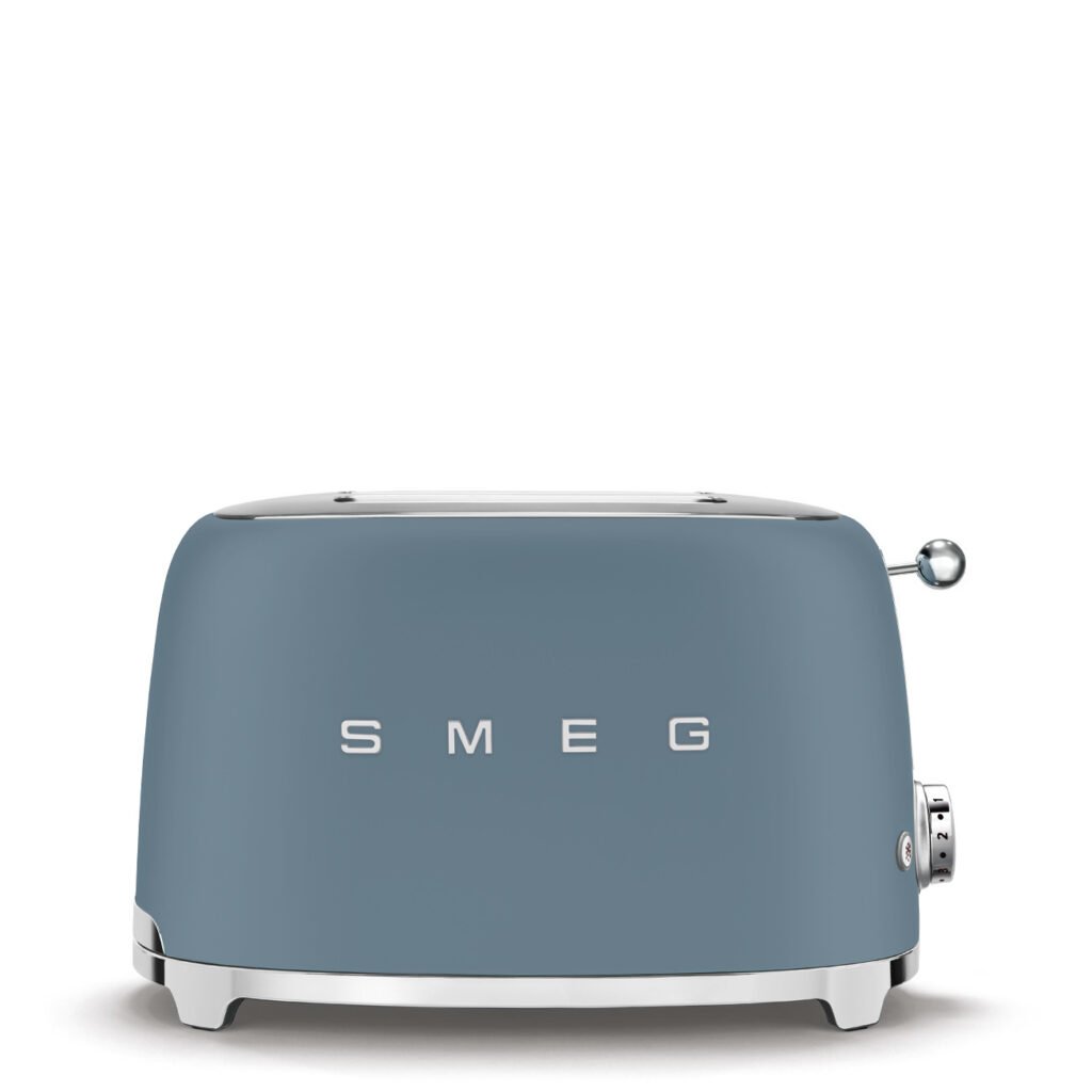 Storm Blue Smeg Toaster 2 Slice