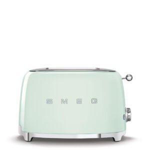 Smeg TSF01PGSA 50's Retro Style 2 Slice Toaster Pastel Green