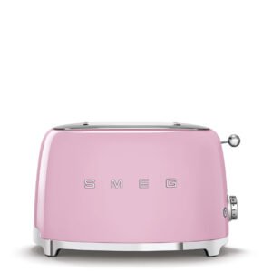 Pink Smeg TSF01PKSA 50's Retro Style 2 Slice Toaster