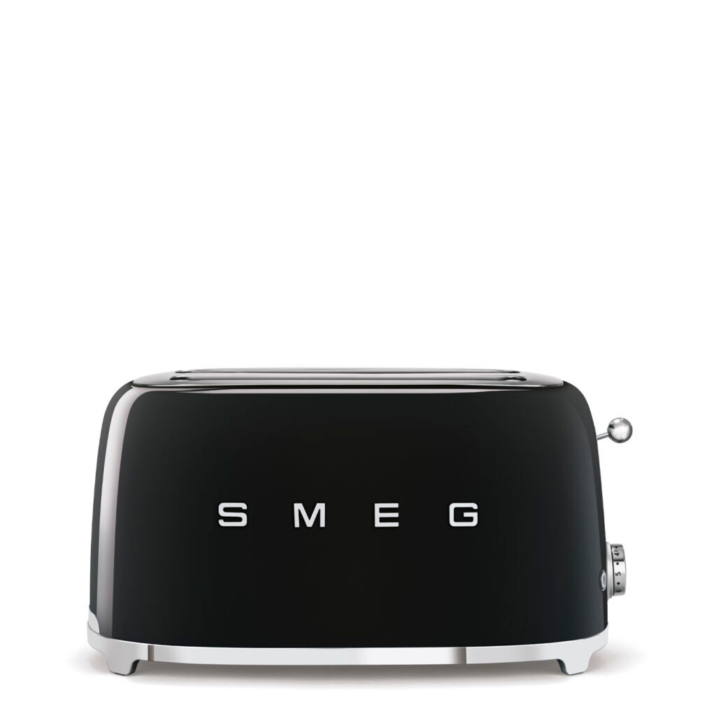 Smeg TSF01BLMSA 50's Retro Style 2 Slice Toaster Black