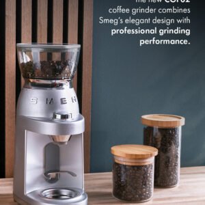 Exclusive 350g Aluminium Smeg Coffee Grinder