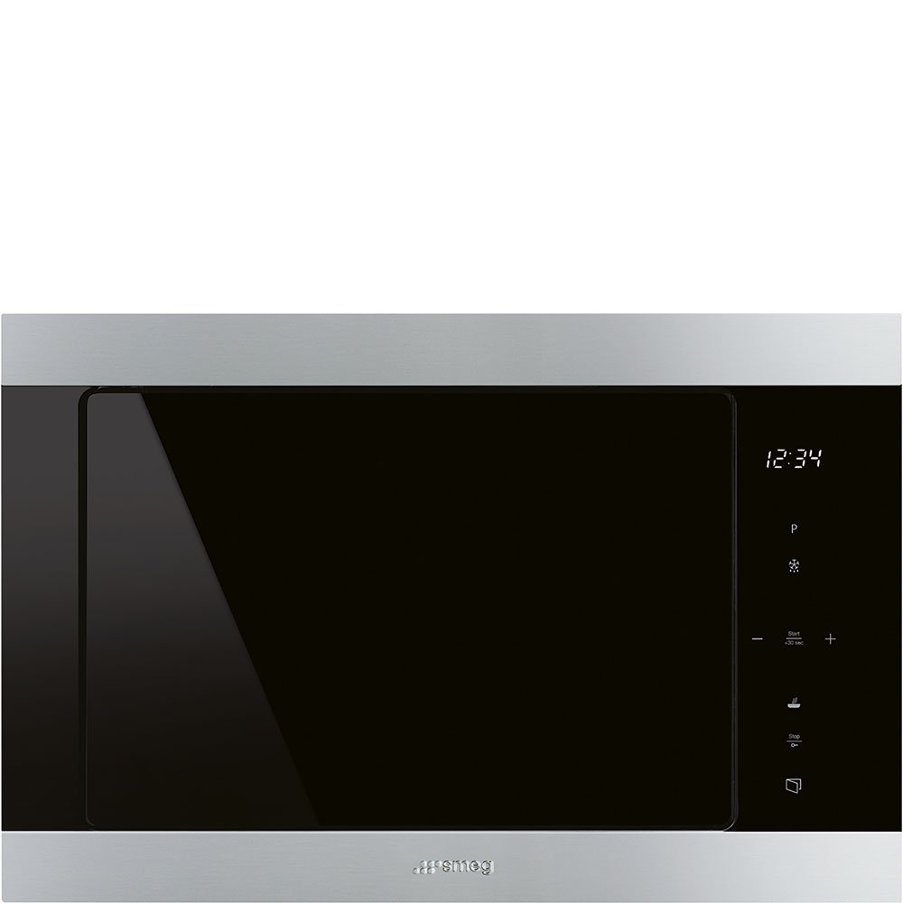 Stainless Smeg Microwave with Grill