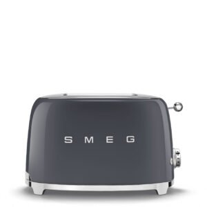 Slate Grey Smeg 50's Retro Style 2 Slice Toaster