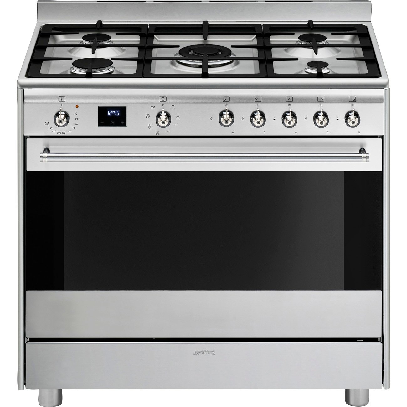 Smeg SSA91MAX2 Classica 90cm Gas Cooker Stainless Steel