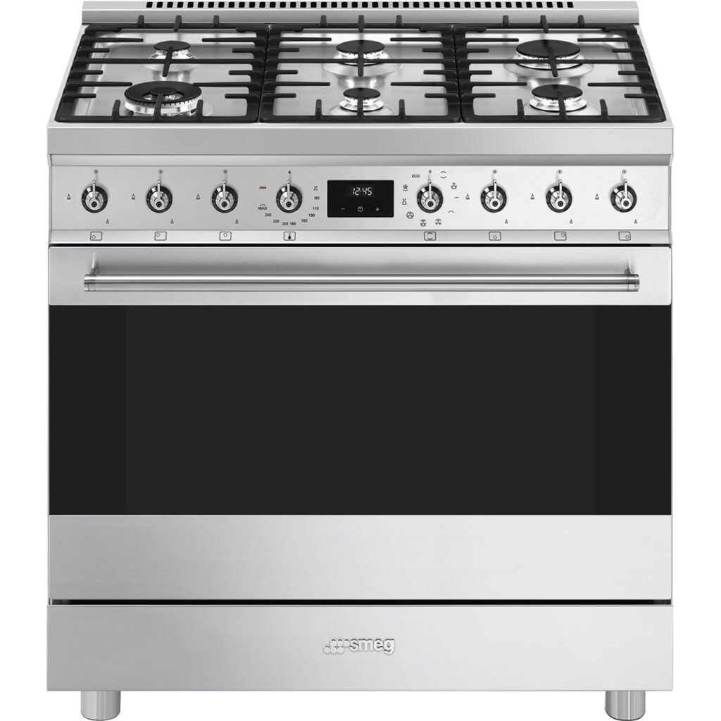 Smeg C9MAXSSA2 Sinfonia 90cm Gas Cooker Stainless Steel