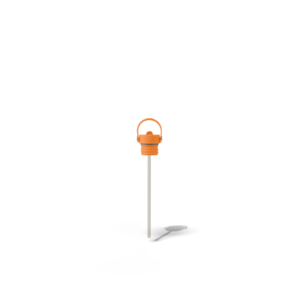Fieldbar Bottle Sip Lid and Straw Orchard Orange