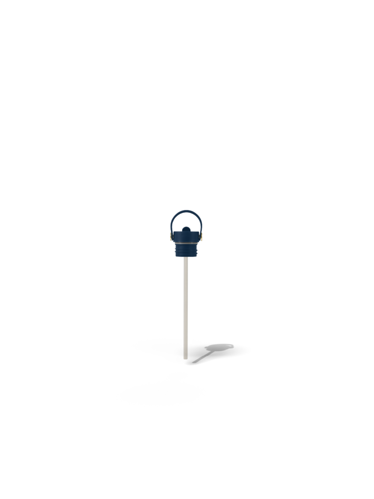 Fieldbar Bottle Sip Lid and Straw Sea Boat Blue