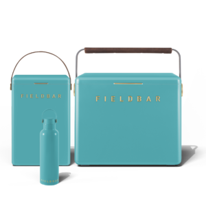 Fieldbar Cooler Box Set and Field Bottle Bazaruto Blue