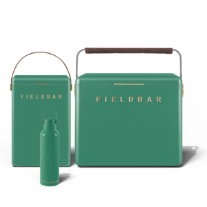 Fieldbar Cooler Box Set and Field Bottle Parisian Green