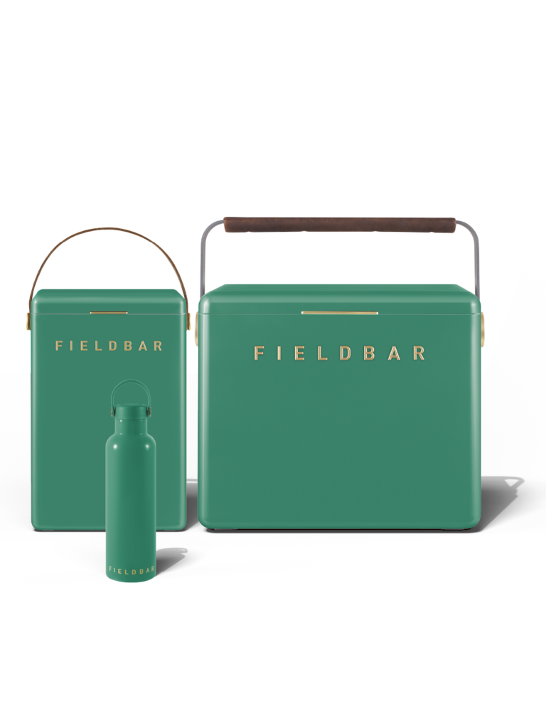 Fieldbar Cooler Box Set and Field Bottle Parisian Green