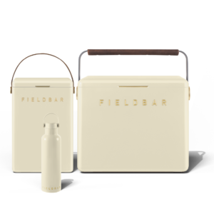 Fieldbar Cooler Box Set and Field Bottle Safari White