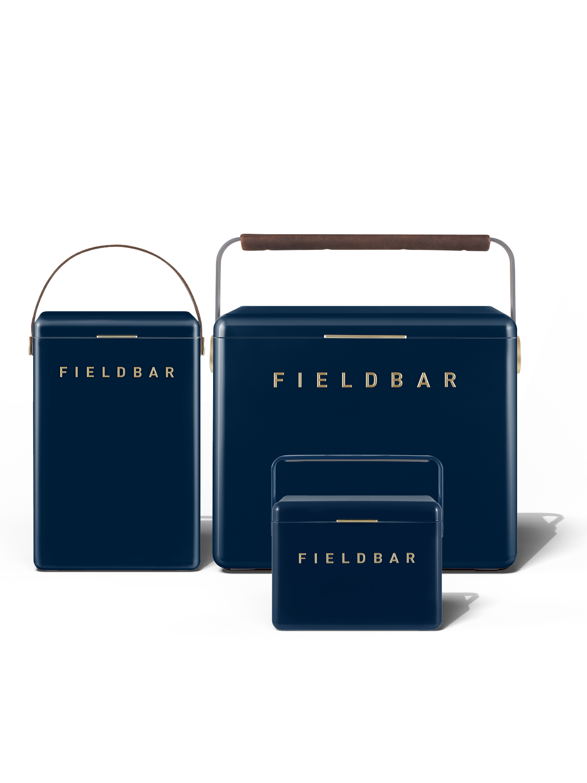 Fieldbar Cooler Box Trio 4L 10L 24L Sea Boat Blue