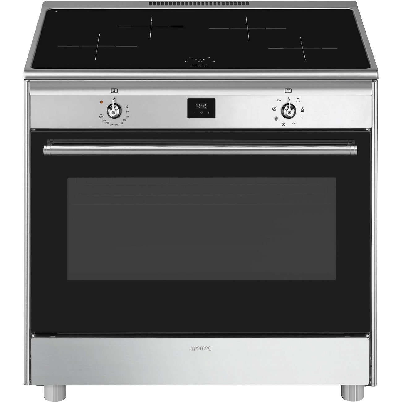 Smeg CG90CIXT Classica 90cm Induction Cooker Stainless Steel