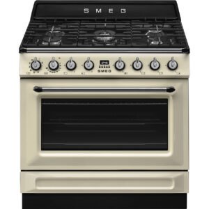 Smeg TR90GMP Victoria 90cm Gas Cooker Cream