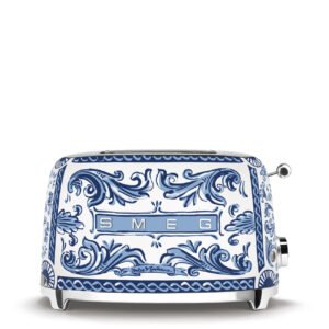 Smeg Blu Mediterraneo 2 Slice Toaster TSF01DGBEU