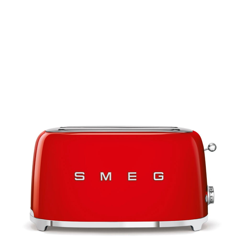 Smeg TSF03WHSA 4 Slice Red Retro Toaster