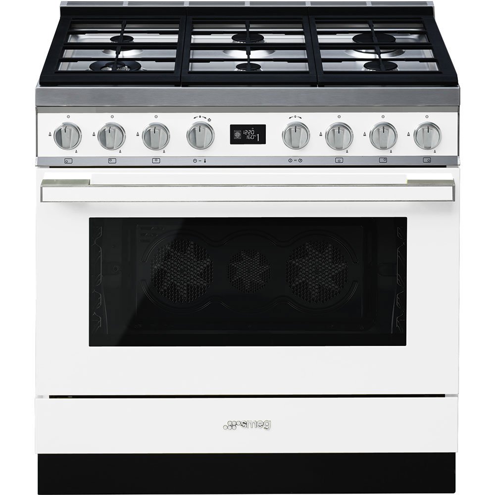 Smeg CPF9GPWH Portofino 90cm Gas Cooker White