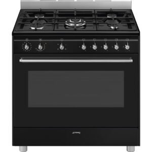 Smeg SSA91GGBL2 Classica 90cm All-Gas Cooker Black