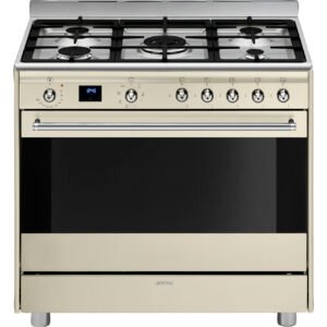 Smeg SSA91MAP2 Classica 90cm Gas Cooker Cream
