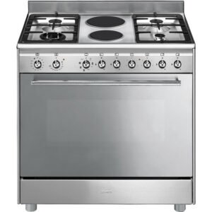 Smeg SSA92MAX9 Classica 90cm Mixed Hob Cooker Stainless Steel