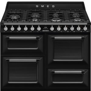 Smeg TR4110BL1 Victoria 110cm Dual Oven Cooker Black