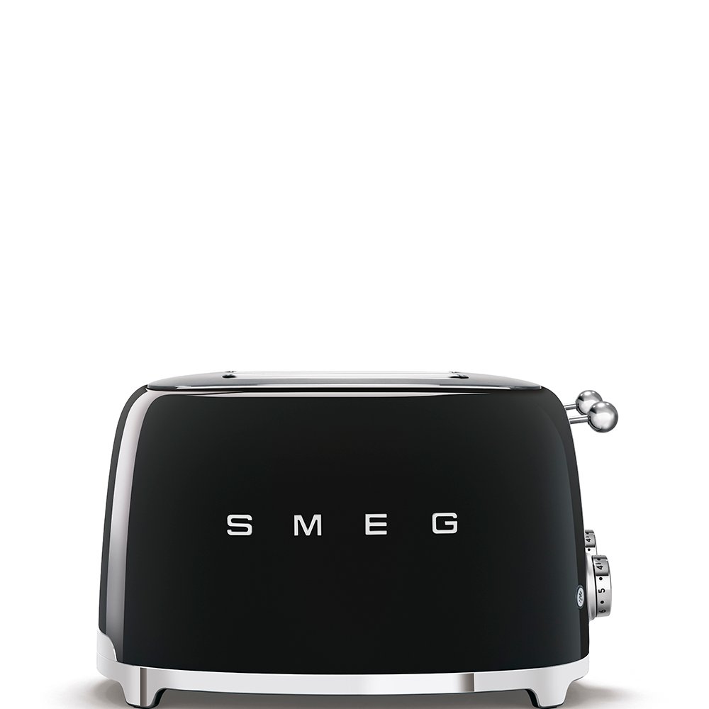 Black 4 Slices Smeg Toaster