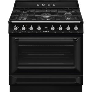 Smeg TR90GMBL Victoria 90cm Gas Cooker Black
