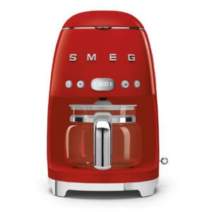 Red SMEG Drip Coffee Machine