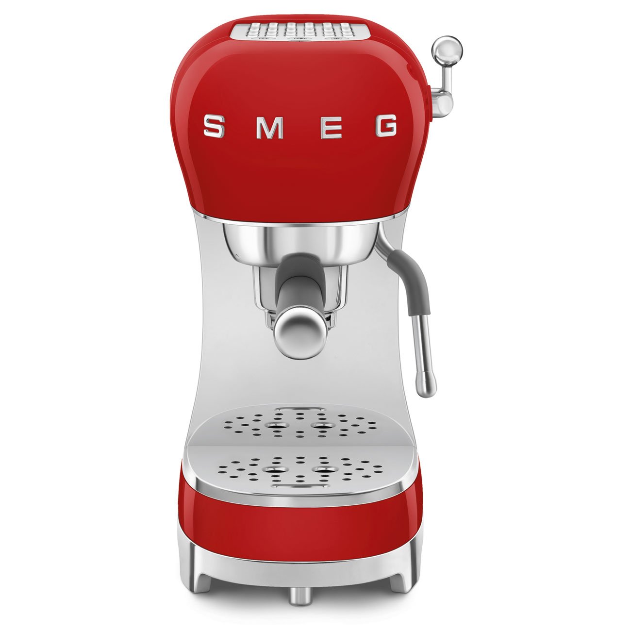 Red SMEG Espresso Machine
