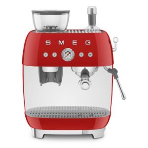 Red SMEG Coffee Machine