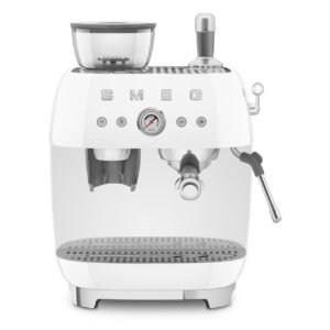 White SMEG Retro Coffee Machine