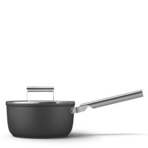 SMEG 20cm Saucepan Black