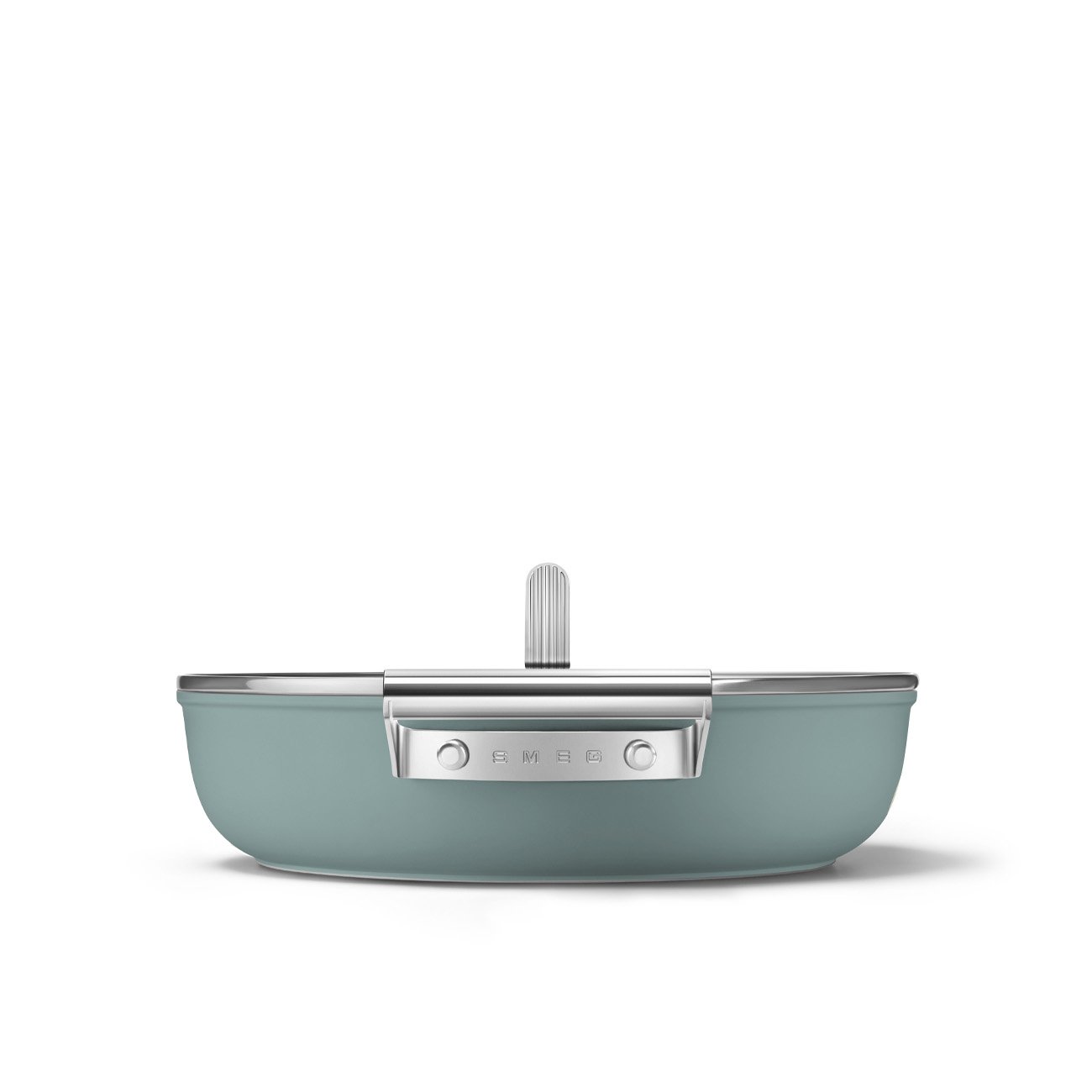 Smeg DPF2812EGM 28cm Non-Stick Deep Pan - Emerald Green