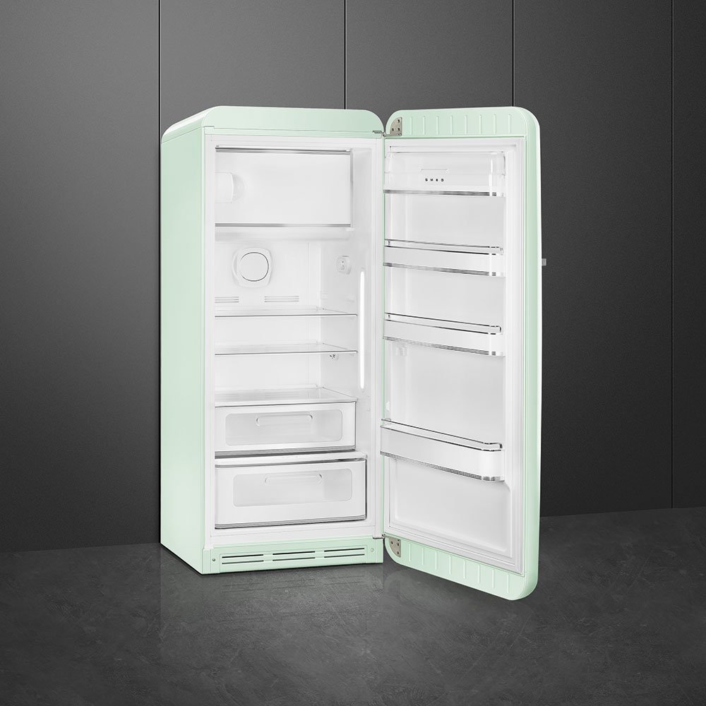 Smeg FAB28RPG6 50’s Style 60cm Fridge with Freezer Compartment - Pastel Green (Right Hinge)
