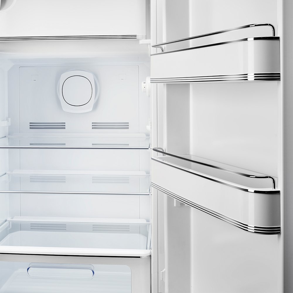 Smeg FAB28RWH6 50’s Style 60cm Fridge with Freezer Compartment - White (Right Hinge)