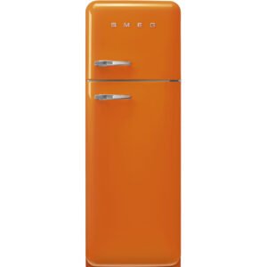 Orange SMEG Fridge Freezer