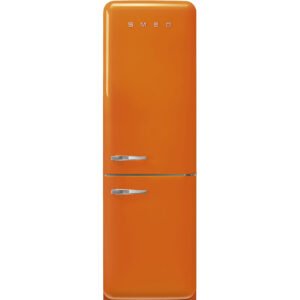 Orange Retro Fridge Freezer