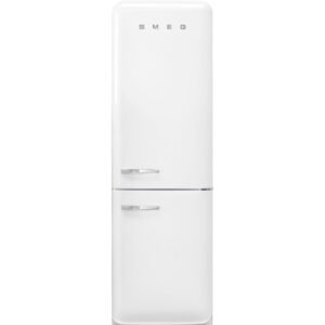 White SMEG 60cm Fridge Freezer